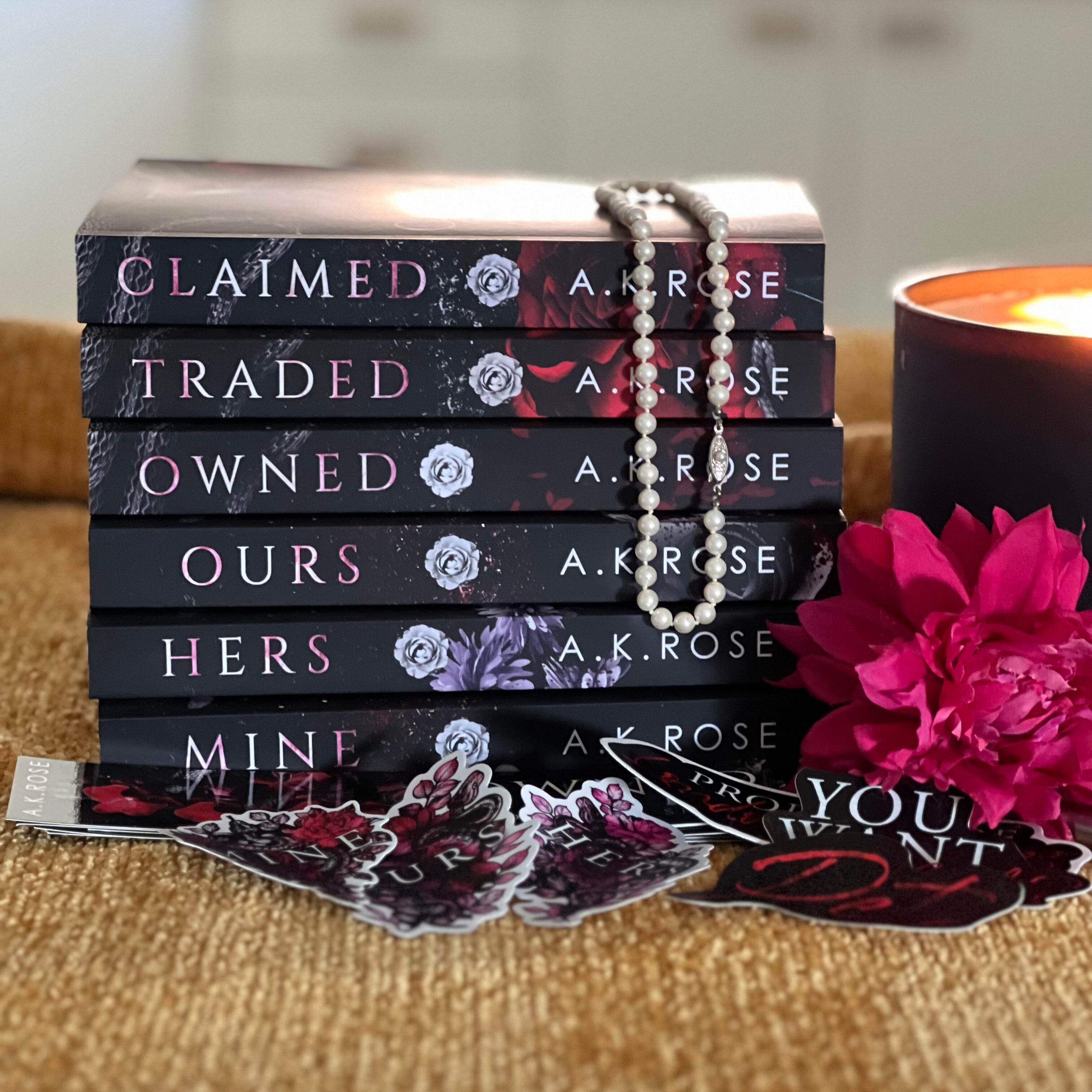 Blood Ties Series Books 1-6 Paperback Bundle & BONUS STICKER PACK AND PEN!