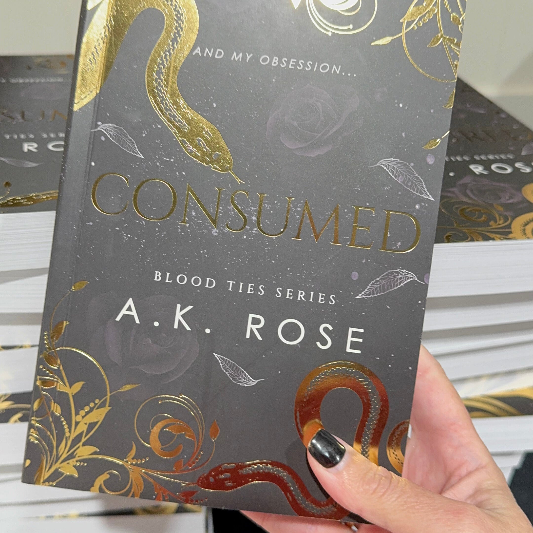 🖤 SCRATCHED & DENTED – Blood Ties Special Edition PAPERBACK Bundle (Books 1–9 + Foiled Bookmarks) 🖤