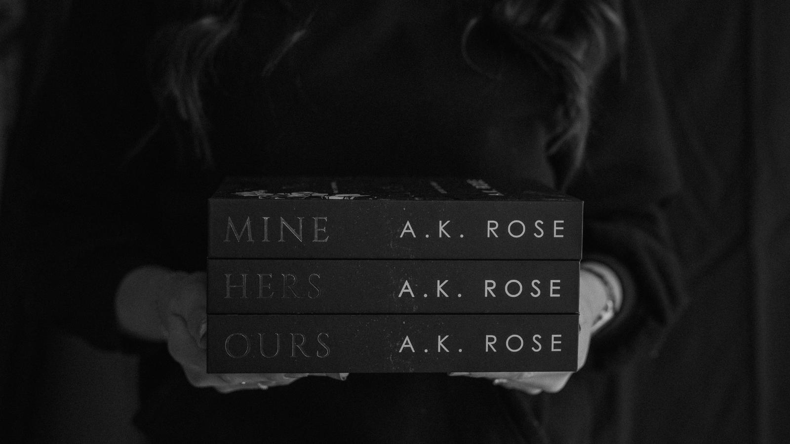 dark romance special edition trilogy books Mine Hers Ours by A.K. Rose